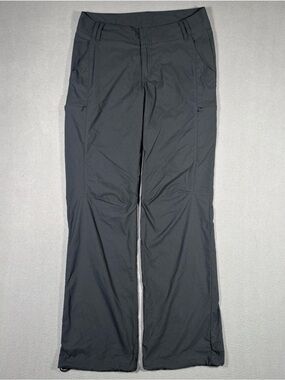 REI Co-op Hiking Cargo Pants Womens 6 Gray Lightweight Nylon Stretchy Outdoor